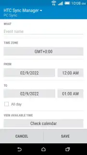 HTC Calendar скриншот 7