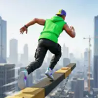 Only Going Up Parkour Rooftop